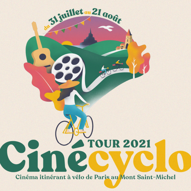 Cinecyclo Tour Paris Mont Saint Michel