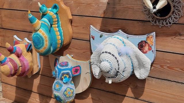 Trophé Animal en crochet