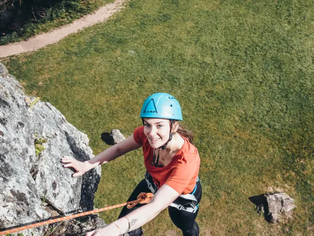 Escalade Au Canyon De Saulges ©mathieu Lassalle French Wanderers