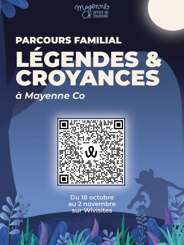 Affiche contes et légendes à Mayenne Co