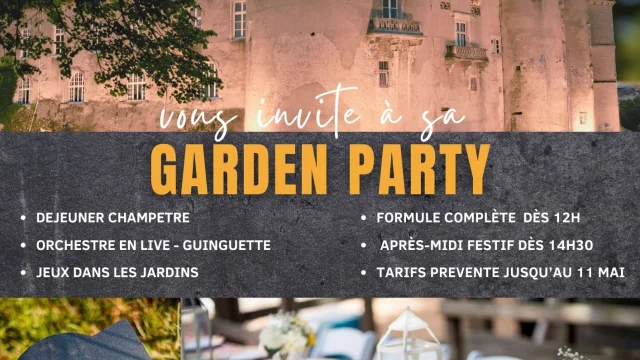 Affiche garden party