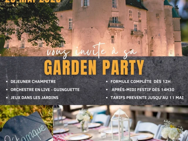 Affiche garden party