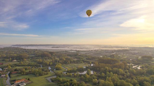Vue aérienne ©TOURISME EN PAYS DE SAINT-OMER