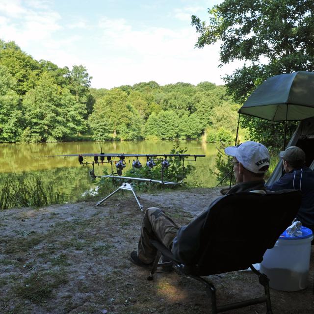 Pêcheurs Etang d'Harchelles Clairmarais