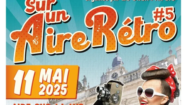 11mai 2025 Sur Un Aire Retro Nouvelle Affiche