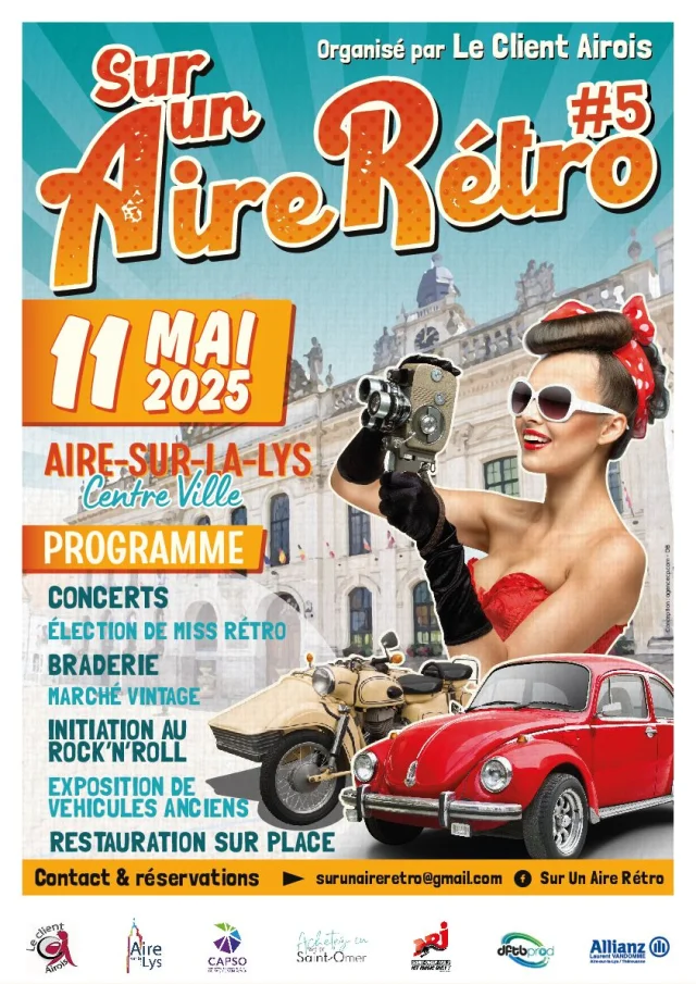 11mai 2025 Sur Un Aire Retro Nouvelle Affiche