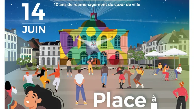 14 Juin Affiche Inauguration Des Trois Places