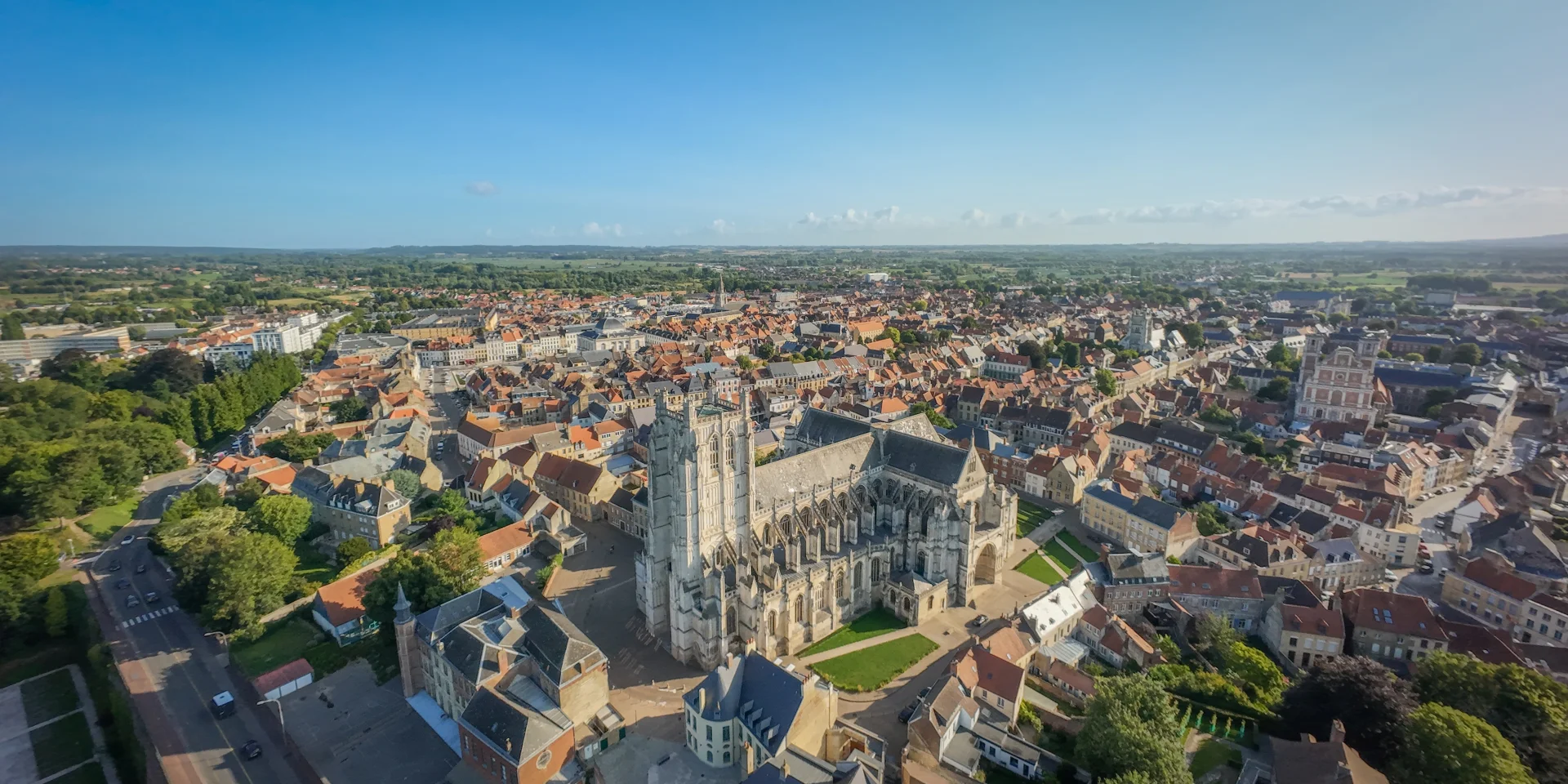 Drone Cathédrale Notre Dame De Saint Omer