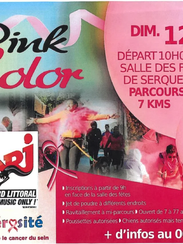 12oct Roze Kleur A Serques 1e Poster