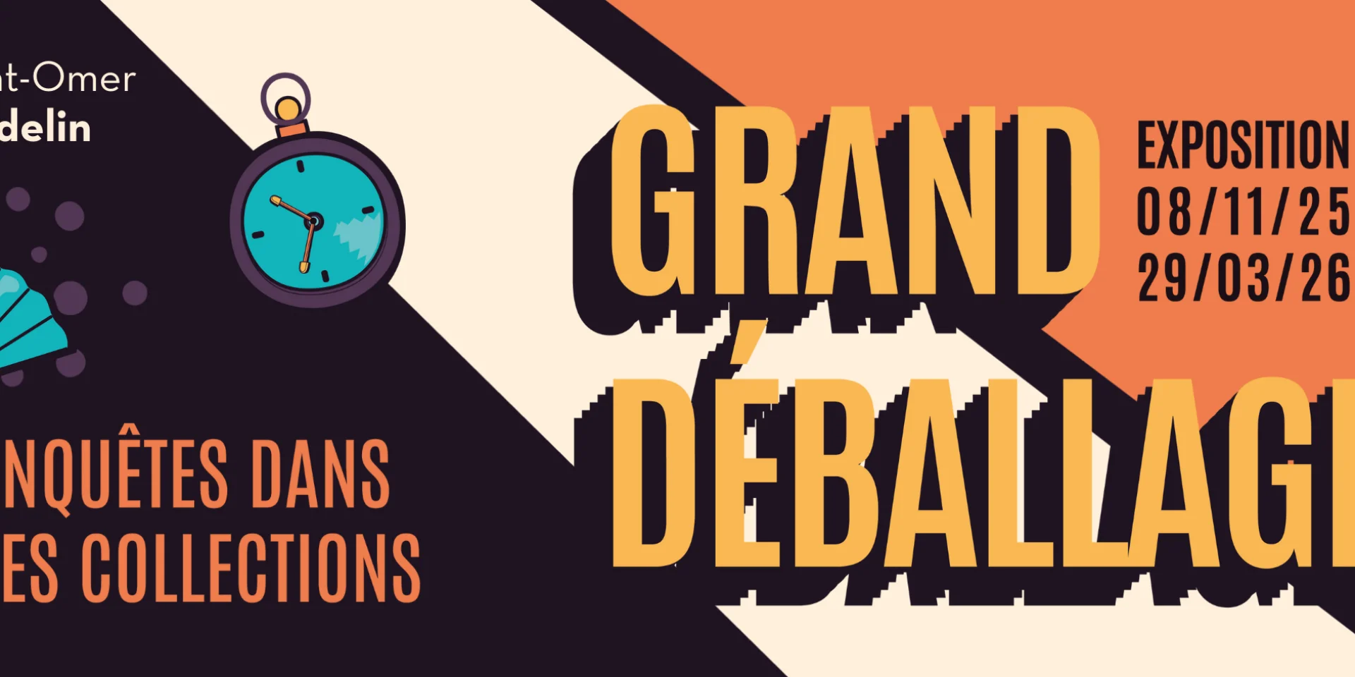 Bandeau Réseaux exposition Grand Déballage au Musée Sandelin de Saint-Omer
