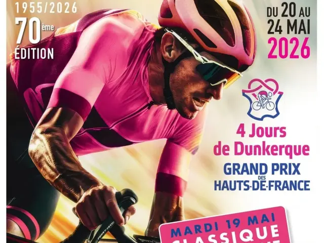 Le 24 mai 2026, Les 4 Jours de Dunkerque débutent à Saint-Omer