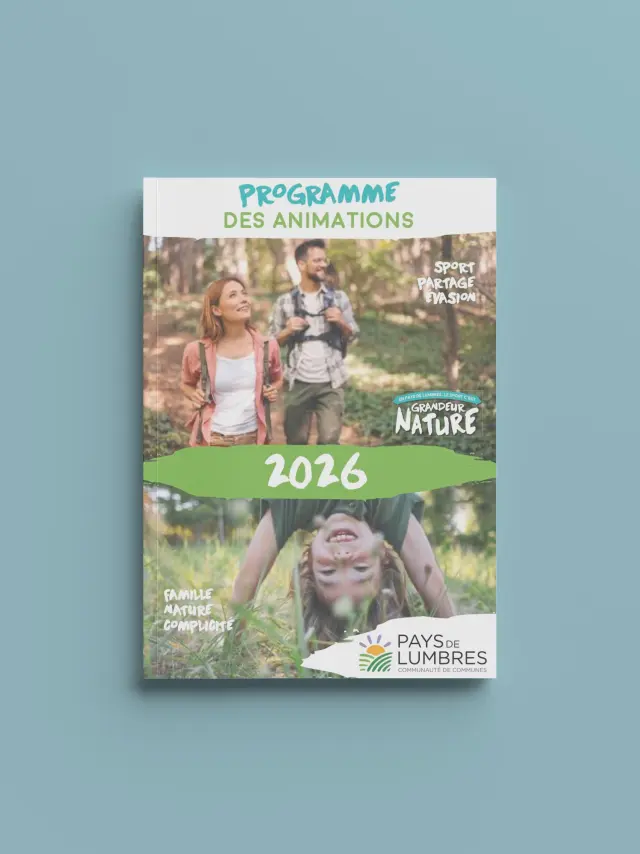 Mockup Programme des animations du Pays de Lumbres (2026)