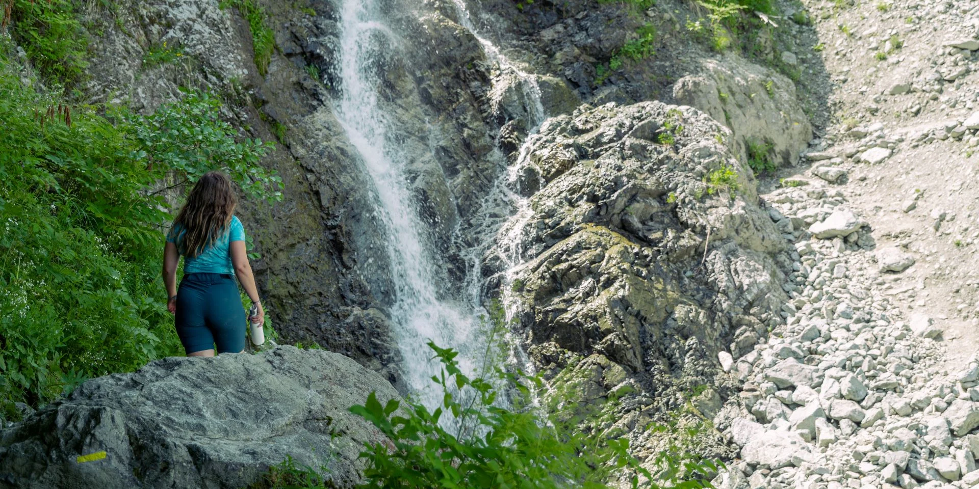 Paysage de randonnée - Cascade De L'Oursière Uriage Marie El Hajal