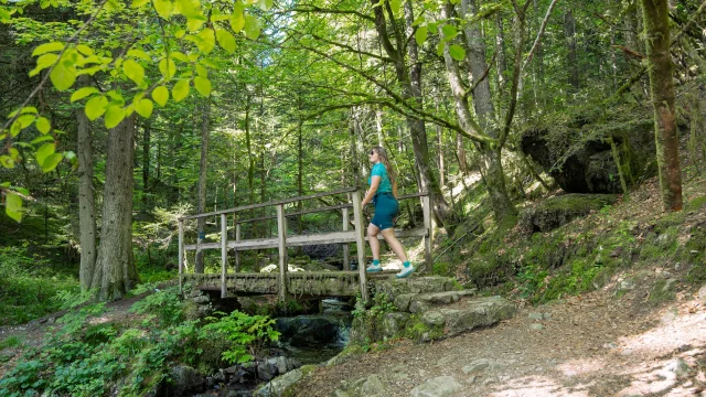 Paysage de randonnée - Cascade De L'Oursière Uriage Marie El Hajal