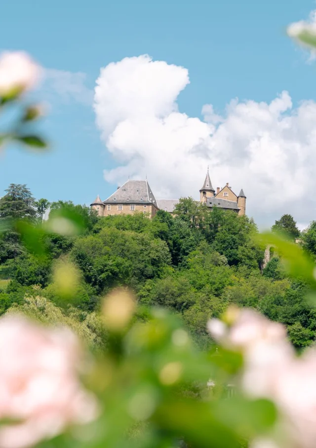 Uriage Paysage Château et Fleurs - Marie El Hajal