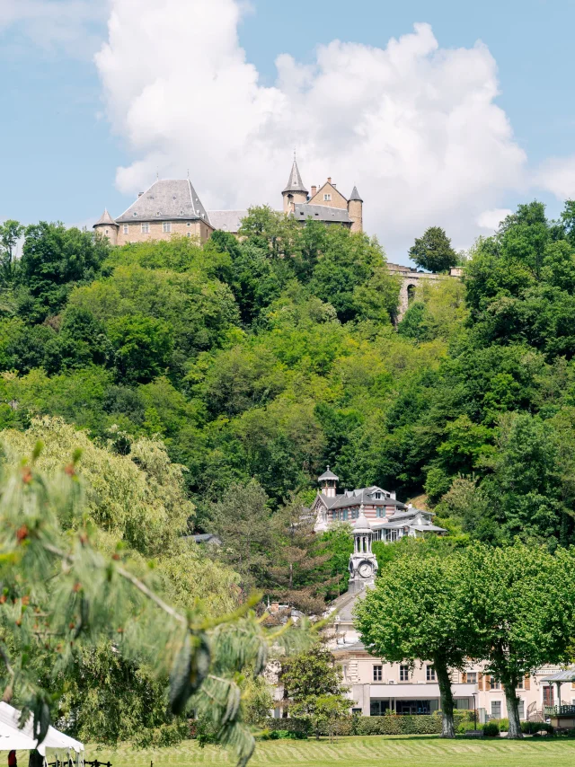 Uriage Landscape view of the Château Marie El Hajal