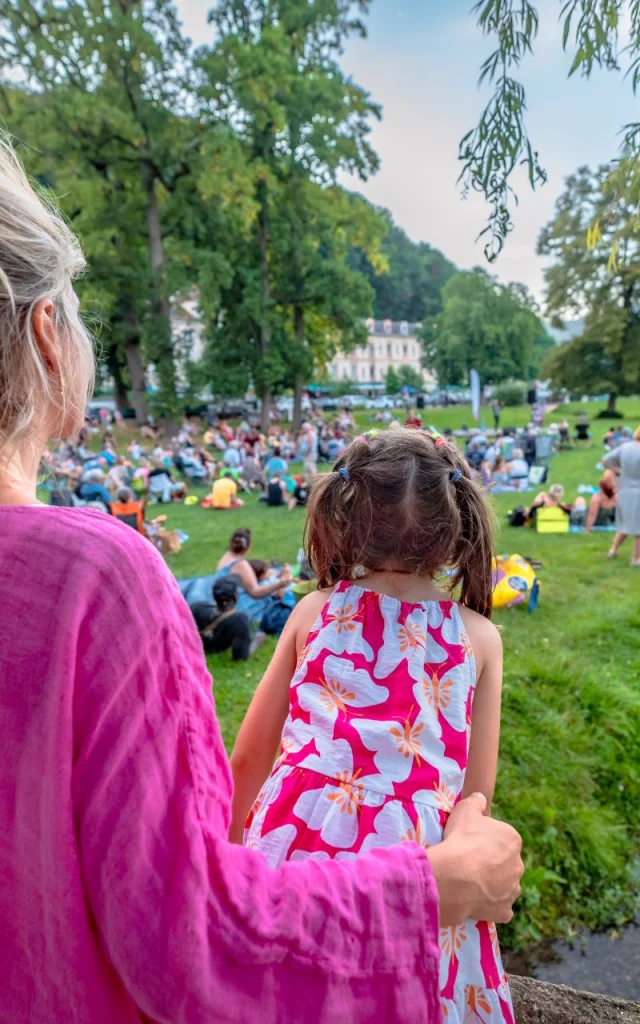 Family concert in the Parc d'Uriage