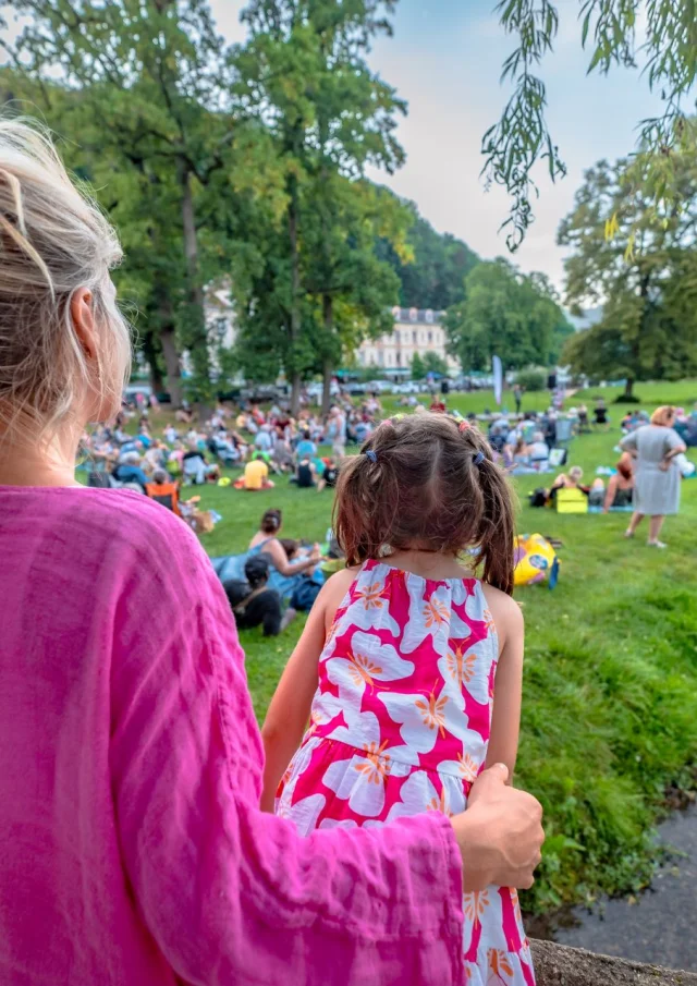 Family concert in the Parc d'Uriage