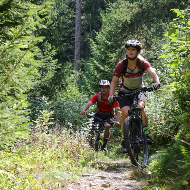 VTT de Descente en famille