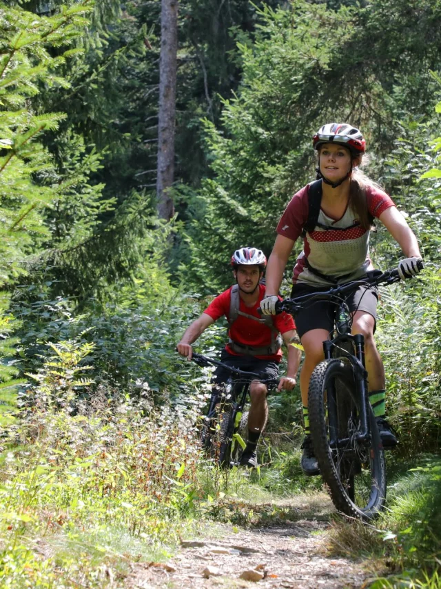 VTT de Descente en famille