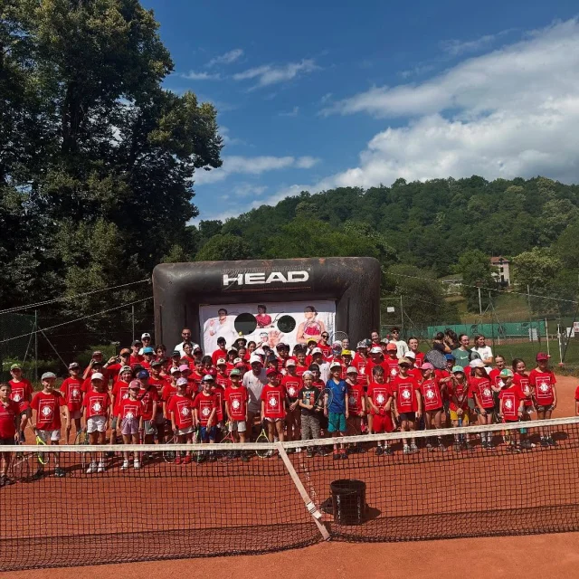 Equipe de tennis - Fête du club Uriage