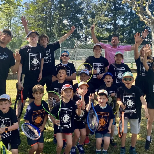 Equipe de tennis - Fête du club Uriage