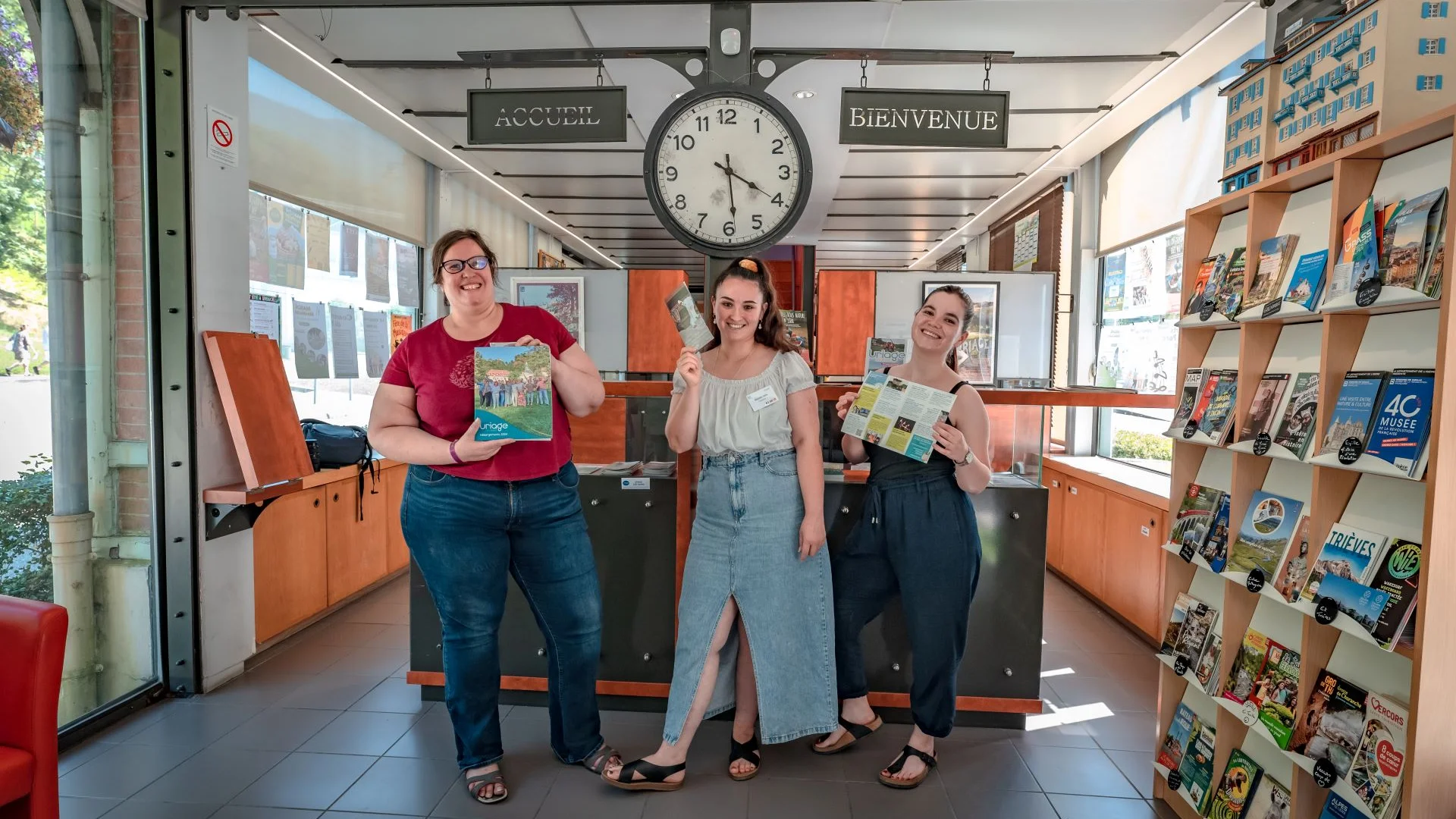 Equipe de l'Office de Tourisme d'Uriage