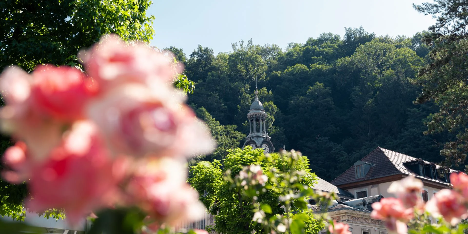 Uriage City bell tower in bloom Marie El Hajal