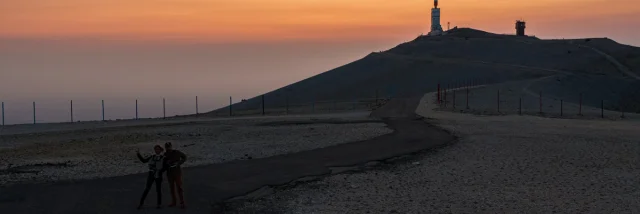 Ventoux drone uitzicht