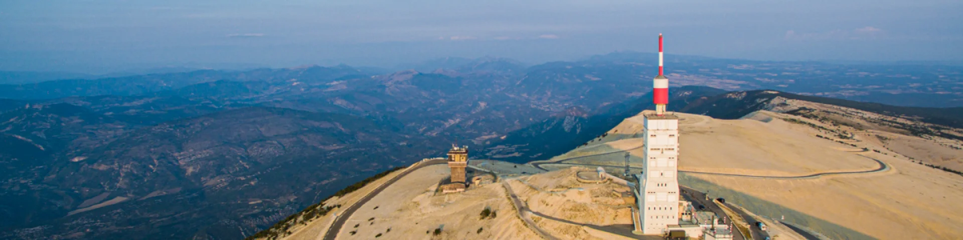 Ventoux Drone uitzicht