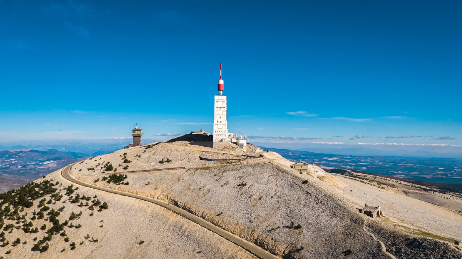 Ventoux Drone uitzicht