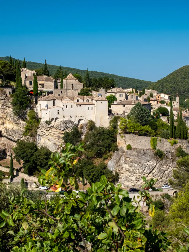The medieval town of Vaison-la-Romaine on August 11, 2020.