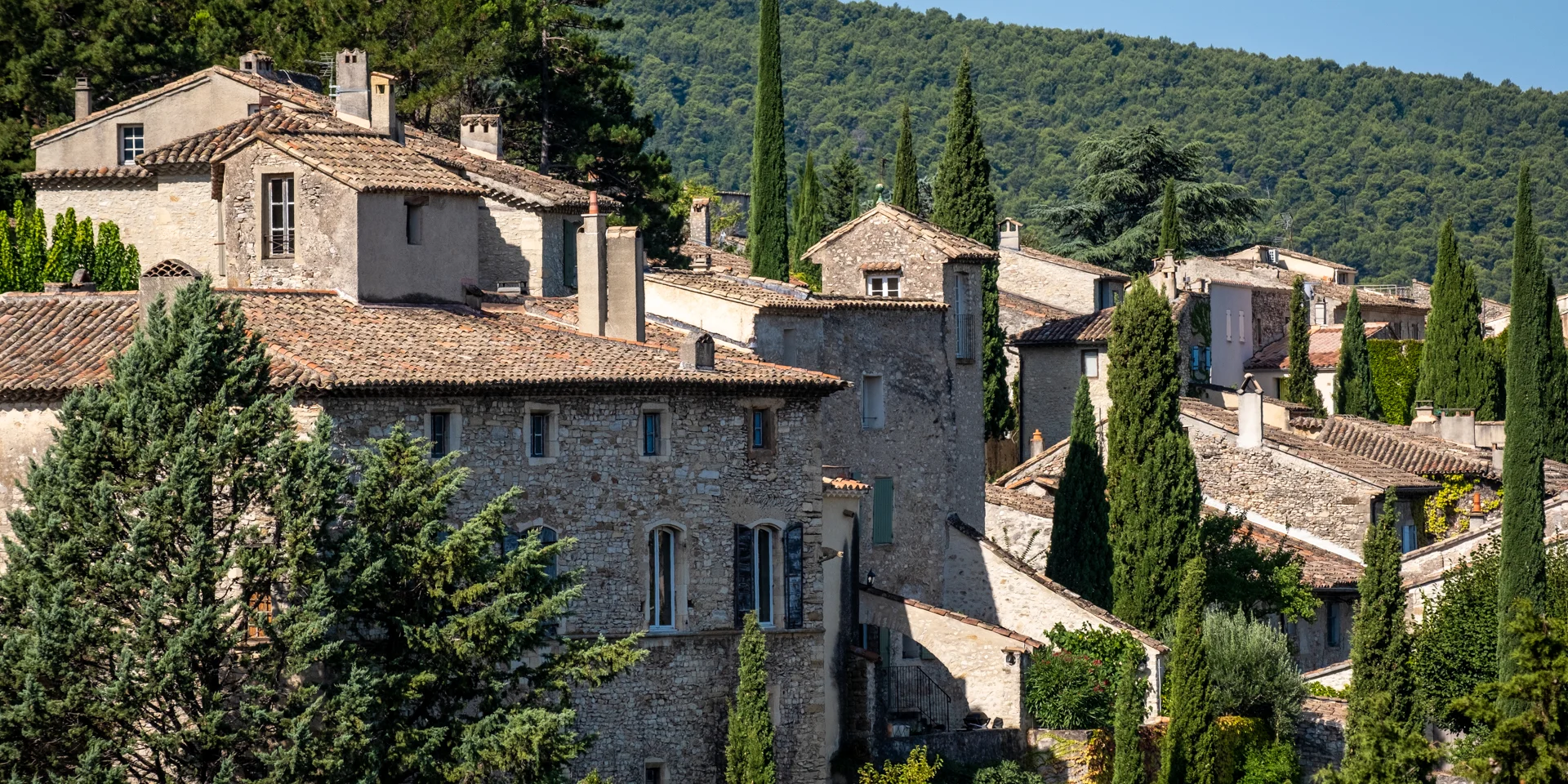 De middeleeuwse stad Vaison-la-Romaine.