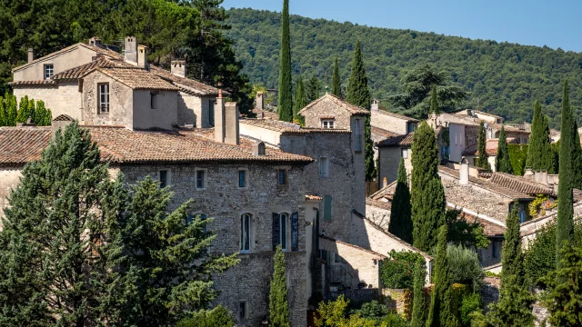 The medieval town of Vaison-la-Romaine.