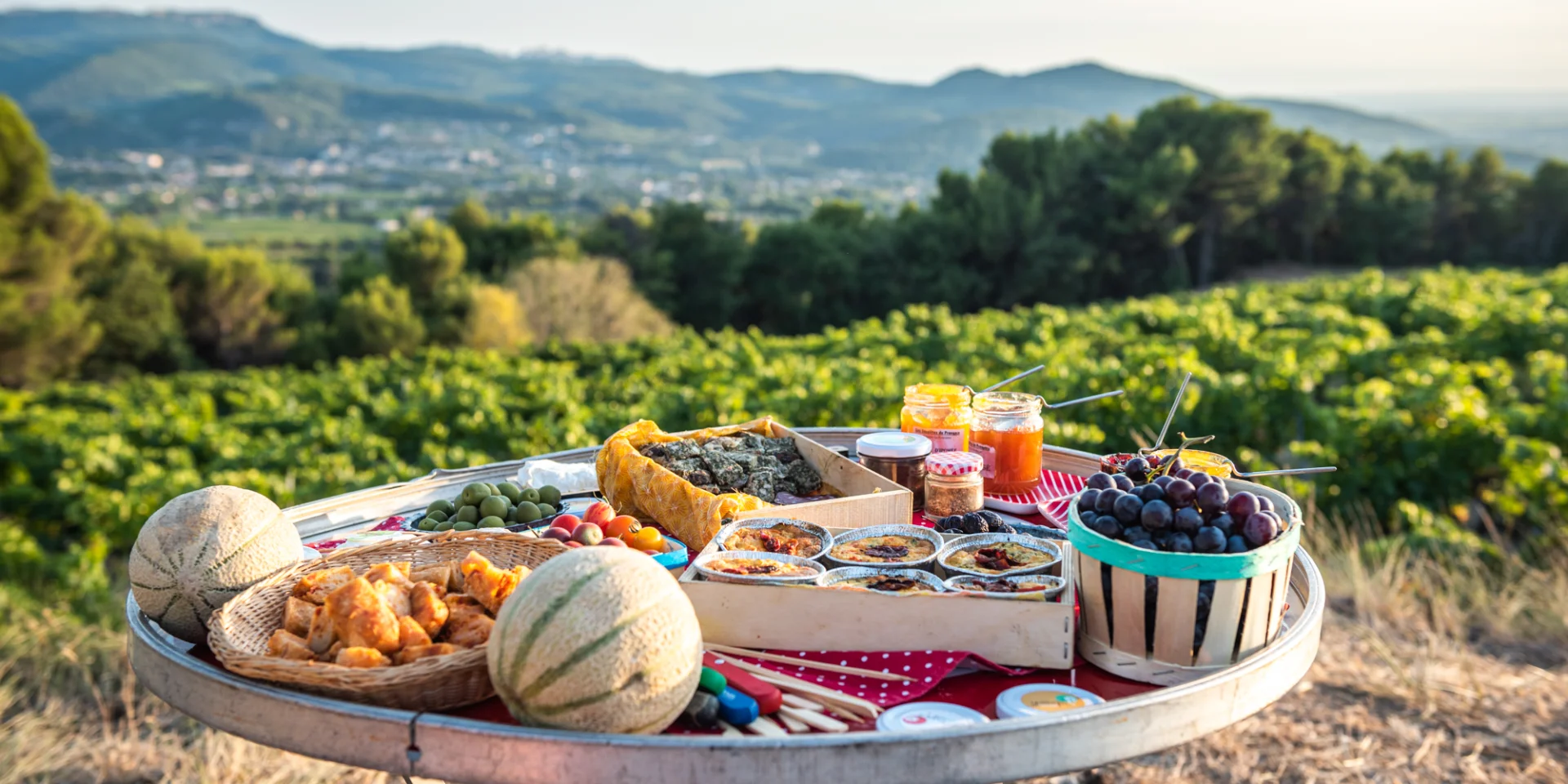Apéro perché Youpi Tours op Domaine La Fille des Vignes voor het afscheidsfeest van Marine