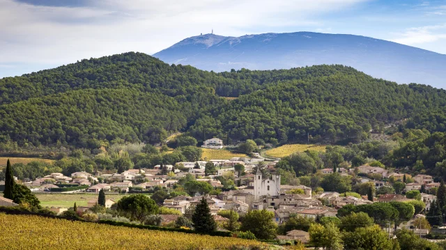 Village of St Romain in autumn