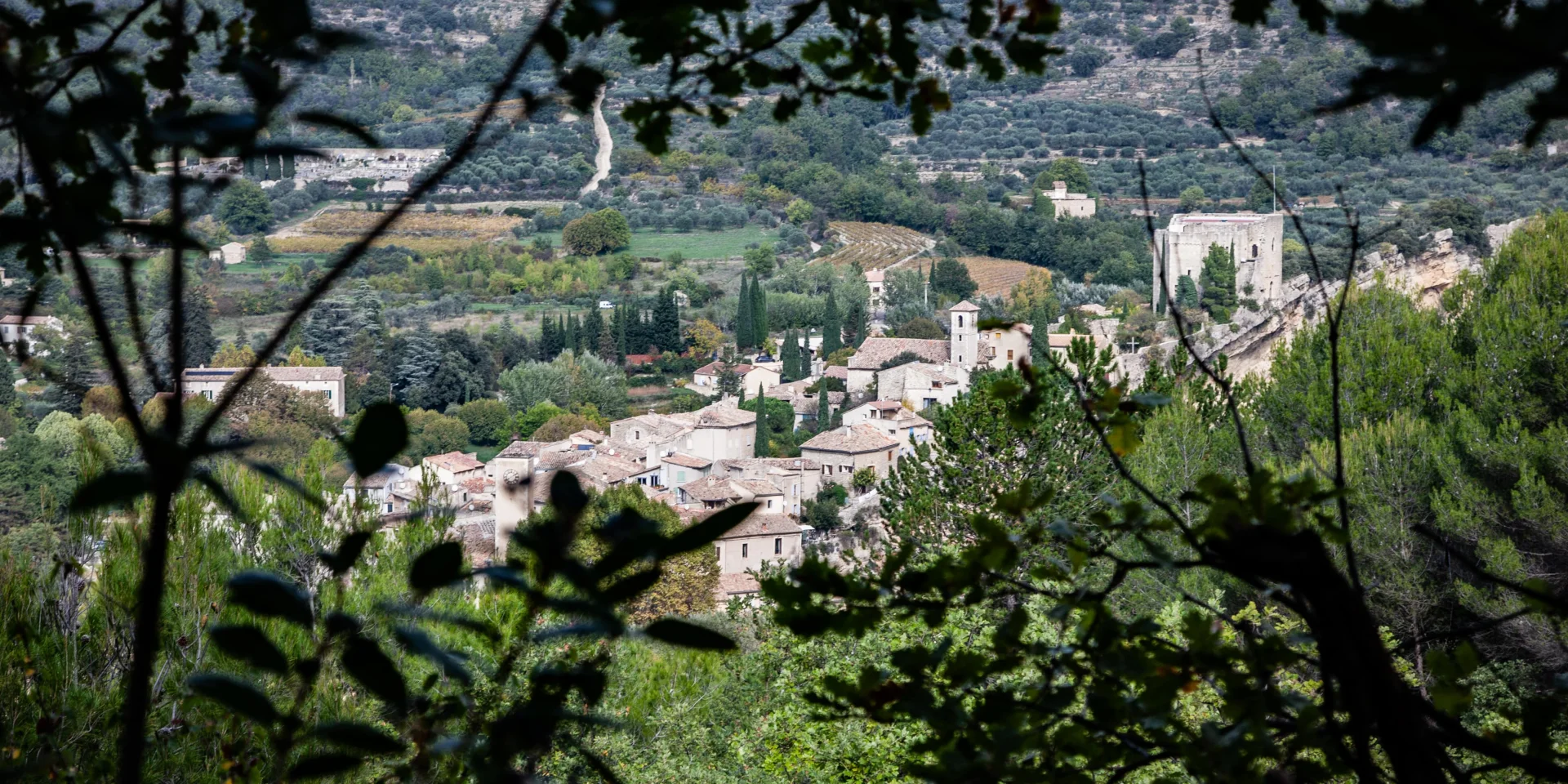 Village of Mollans in Autumn