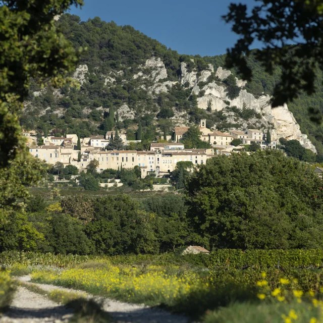 Village of Seguret in Autumn