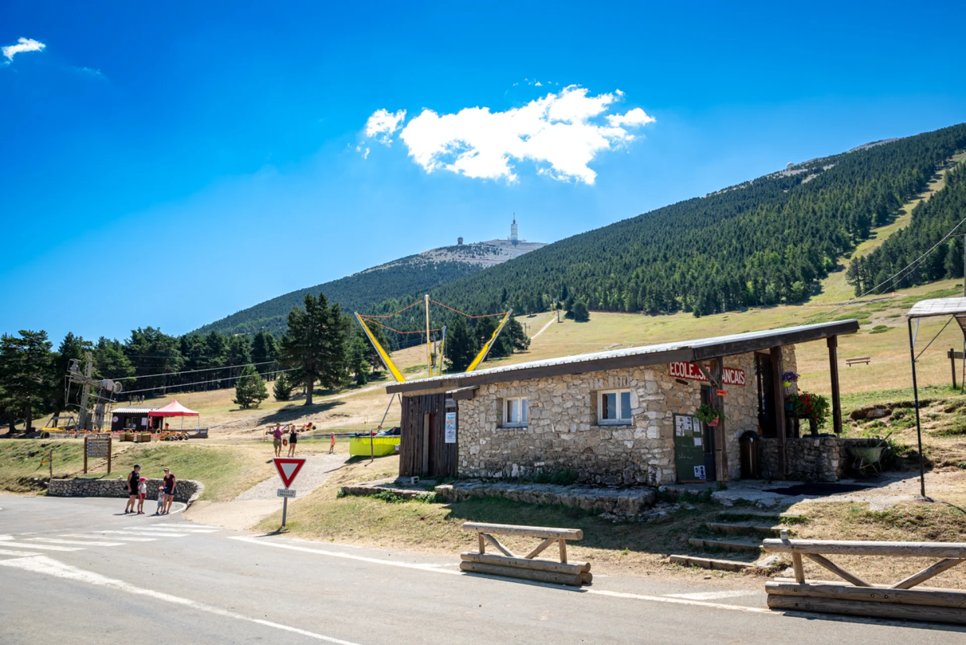 Activités de la sation du Mont Serein le 2020-07-24. Dorian Venzi