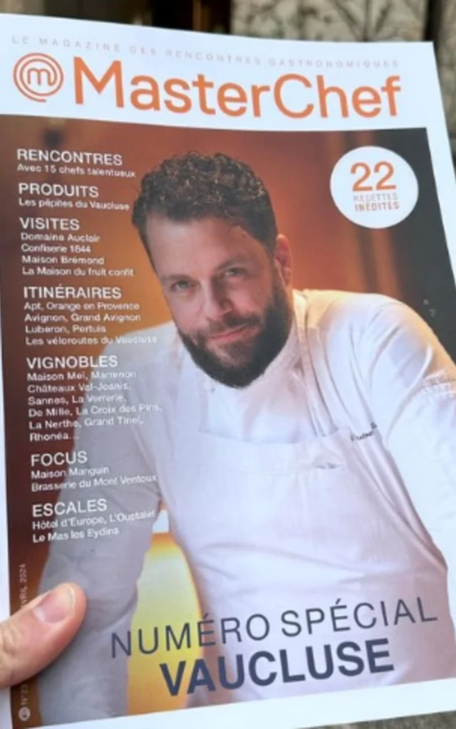 Couverture du magazine MasterChef spécial Vaucluse