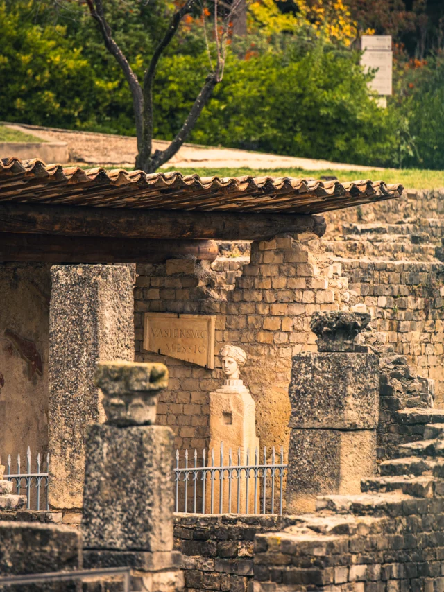 Vaison-la-Romaine in the rain