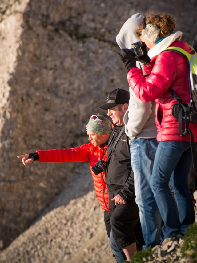 Wanderung zum Sonnenaufgang auf dem Gipfel des Mont Ventoux