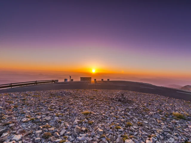 Sunrise hike to the summit of Mont Ventoux