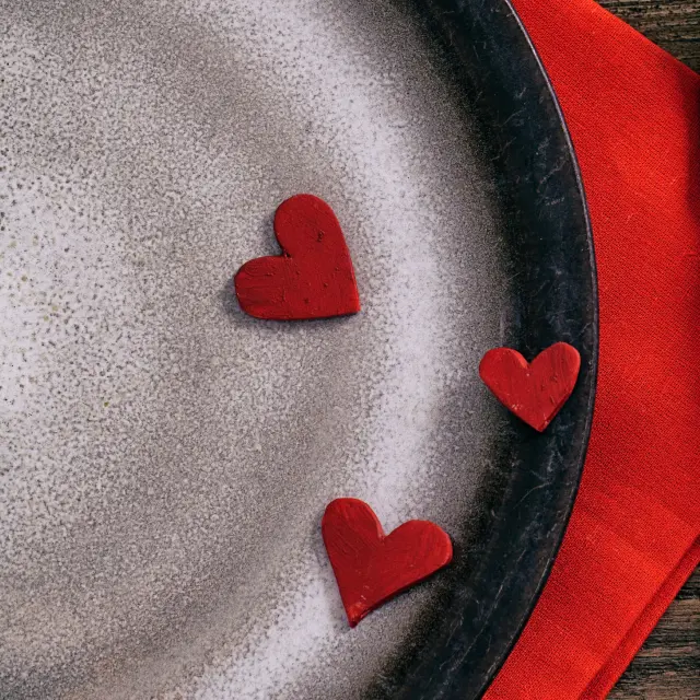 Valentine's Day Heart plate