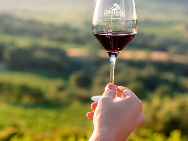 Glas Rasteau Au Coeur Des Vignes