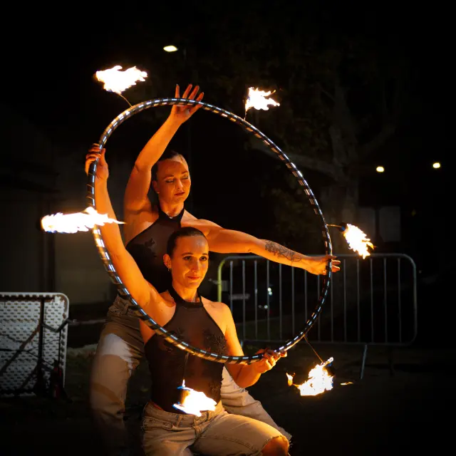 2024 Automnales Vaison Spectacle Feu 42