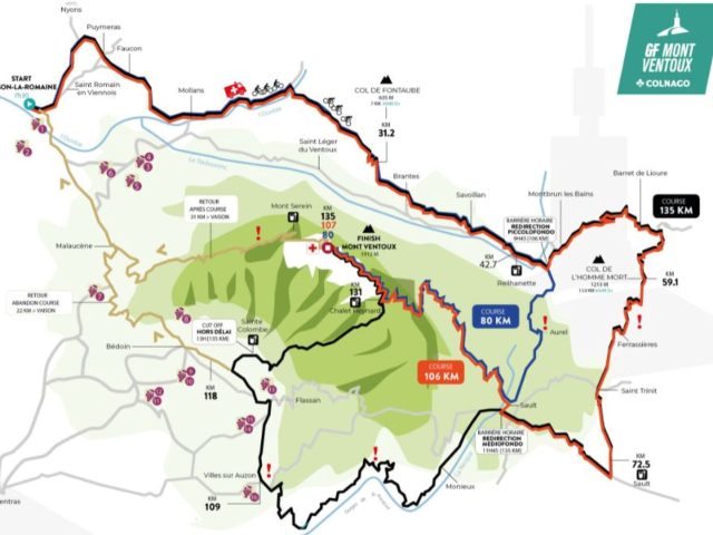 Karte Der Gf 2026-Strecken