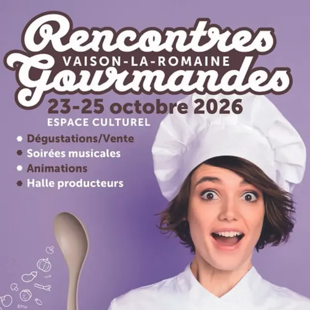Gastronomische bijeenkomsten in Vaison 2026