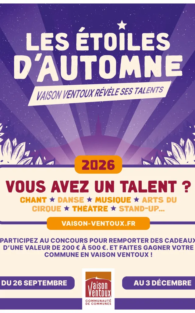 2026 Sterren Herfst Talentposter