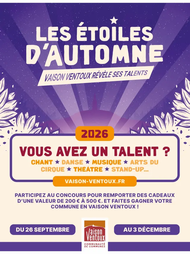 2026 Stars Autumn Talent Poster